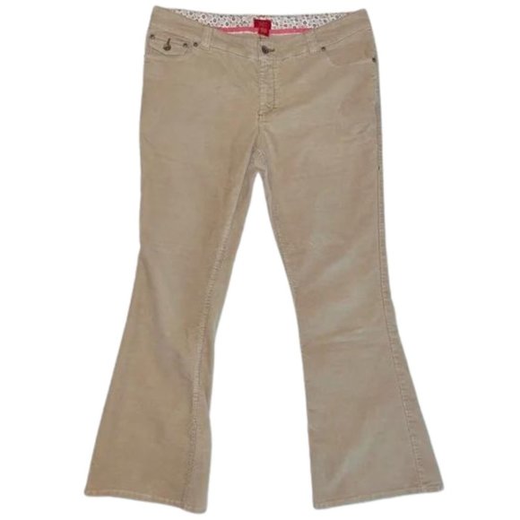 Mossimo Tan Corduroy Flare Pants - Picture 1 of 8